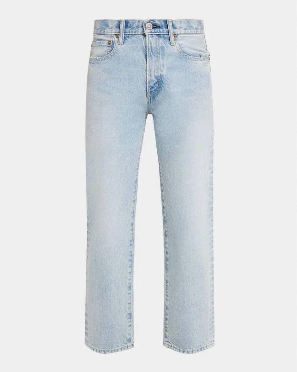 NEW MOUSSY women's vintage elko cropped boys pants in light blue